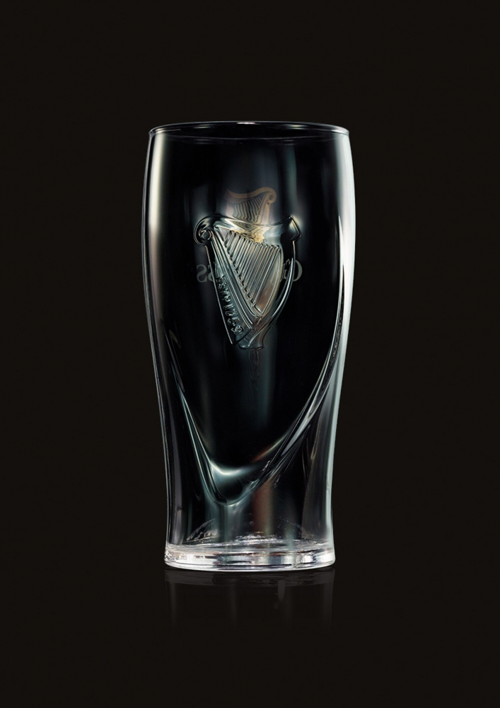Guinness-glass-pint-harp-embossed-empty Dominic Davies - Photography - London