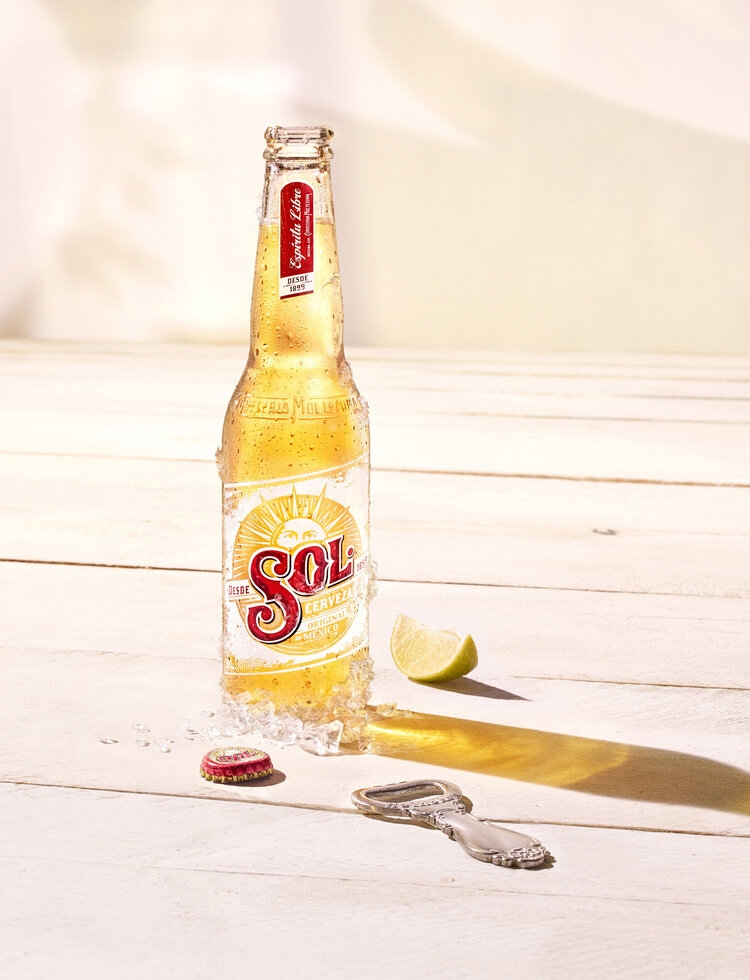 Sol-beer-bottle-lime-cap-bottle-opener Dominic Davies - Photography