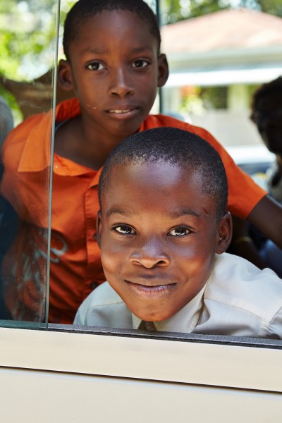 Children on jehohvas witness bus 2 Jonathan Andrew