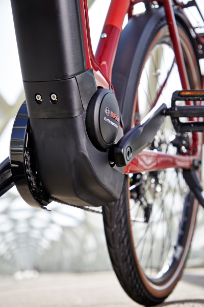 Detail e bike motor laag standpunt Jonathan Andrew