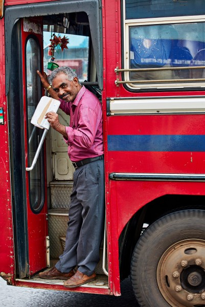 Man riding the bus, matale, sri lanka  810a6655 Jonathan Andrew