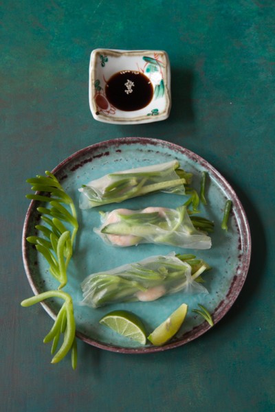 Libelle zilte groenten rist rolletjes met zeebanaanjpg Ingmar Niezen - Foodstyling