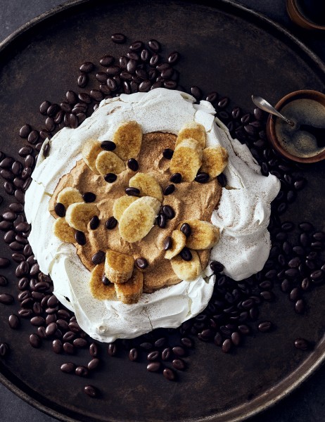 Pavlova banaankoffie 0160 Claartje Lindhout - foodstyling